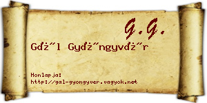 Gál Gyöngyvér névjegykártya